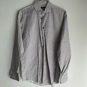 Hugo Boss, Patterned Dress Shirt, Size: 41, neck 16